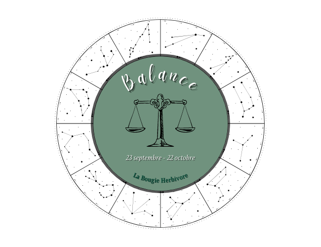 La Balance, signe astrologique de l'équilibre et de l'harmonie – La Bougie  Herbivore