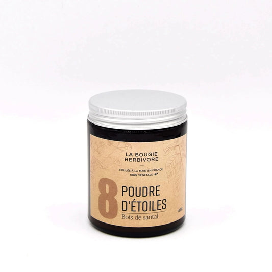 Bougie artisanale cire soja Jasmin No.8 140 g La Bougie Herbivore