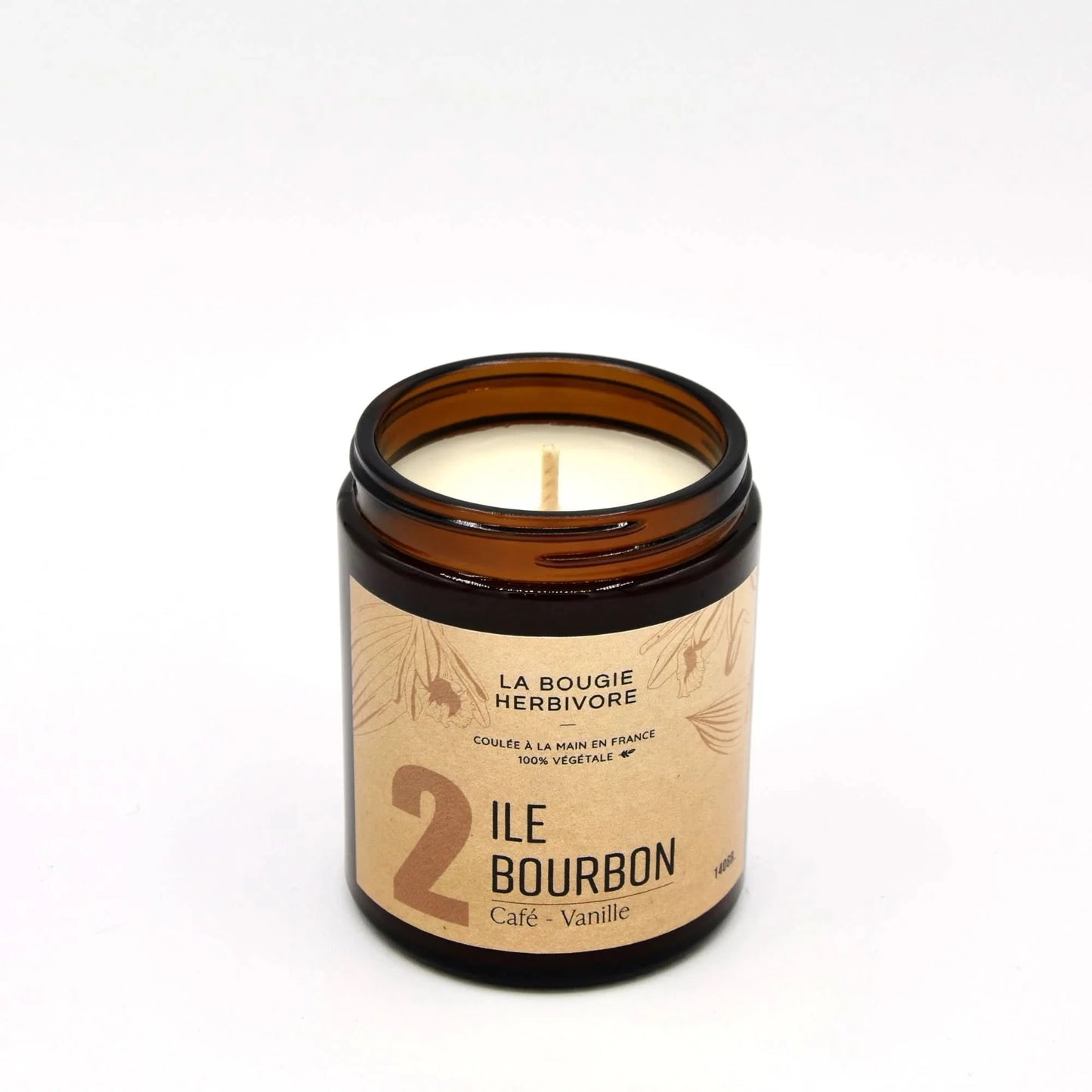 Bougie parfumée Café Paris No. 2 ILE BOURBON - La Bougie Herbivore