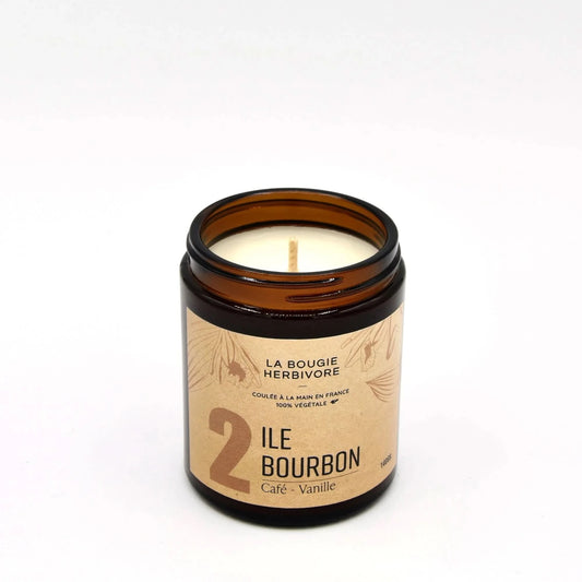 Bougie parfumée Café Paris No. 2 ILE BOURBON - La Bougie Herbivore