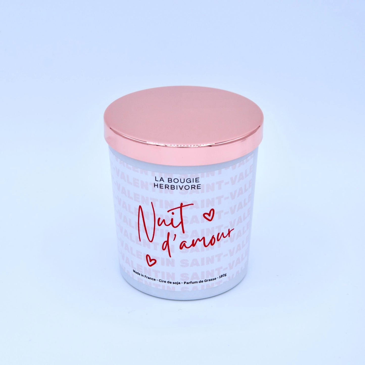 Bougie parfumée Saint-Valentin "Nuit d'Amour" 200ml La Bougie Herbivore Bougies
