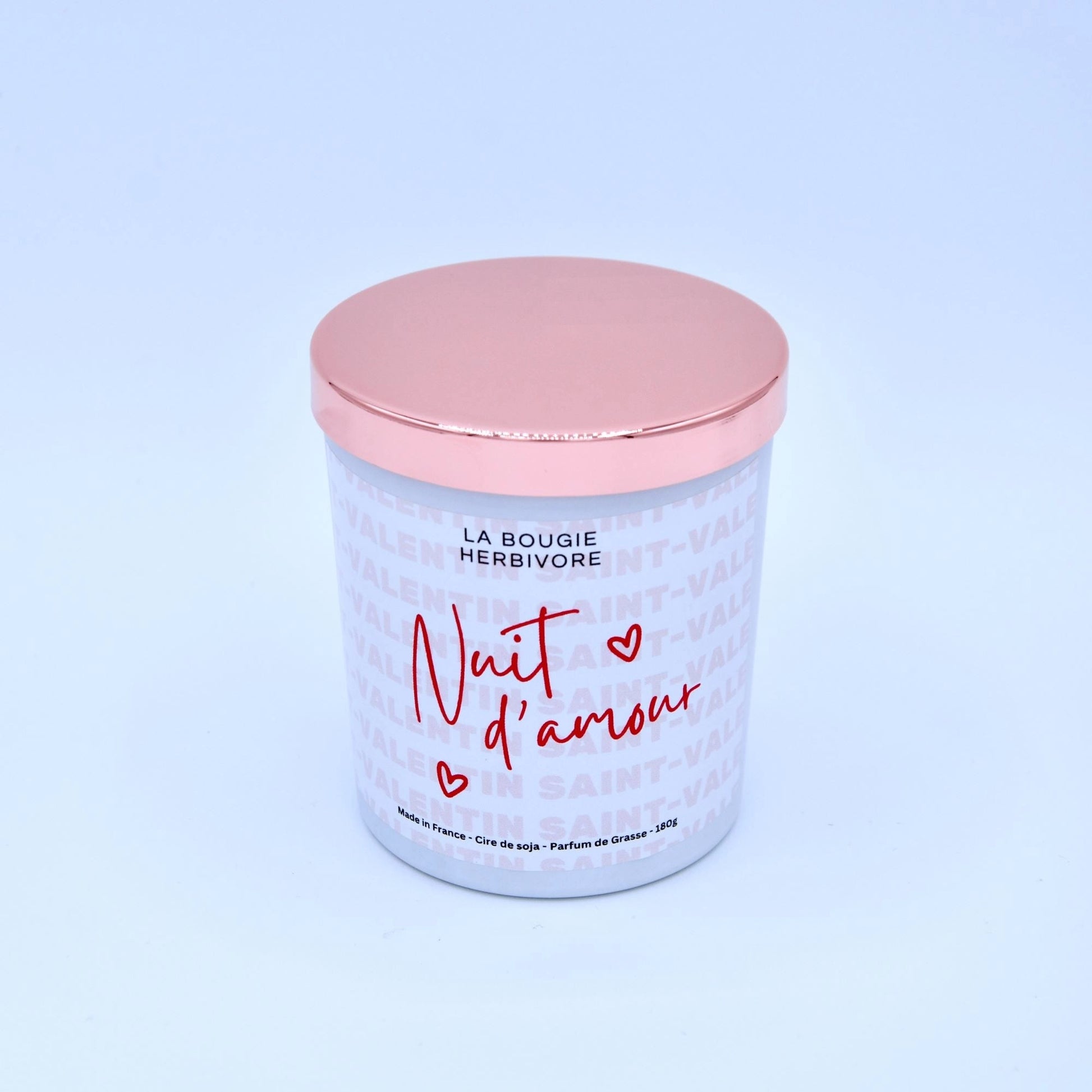 Bougie parfumée Saint-Valentin "Nuit d'Amour" 200ml La Bougie Herbivore Bougies