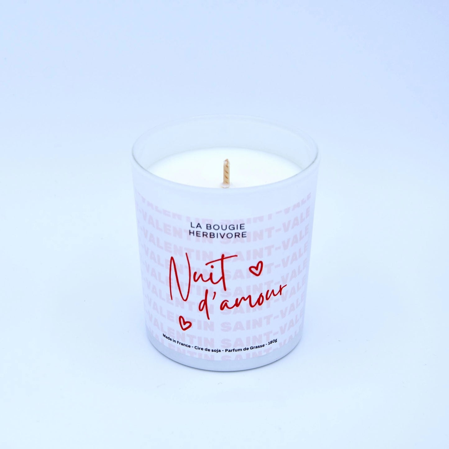Bougie parfumée Saint-Valentin "Nuit d'Amour" 200ml La Bougie Herbivore Bougies