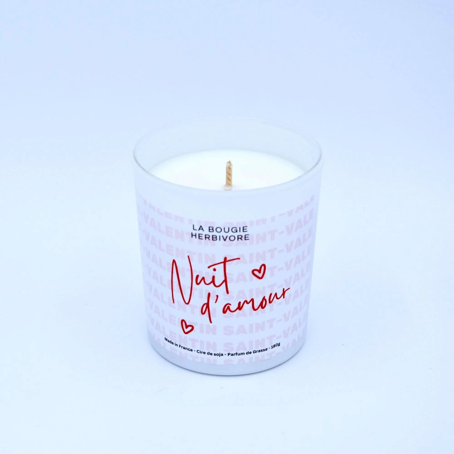 Bougie parfumée Saint-Valentin "Nuit d'Amour" 200ml La Bougie Herbivore Bougies