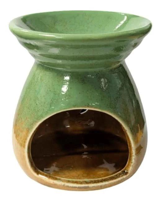 Brûleur Huile en Céramique Dégradé Vert La Bougie Herbivore encens