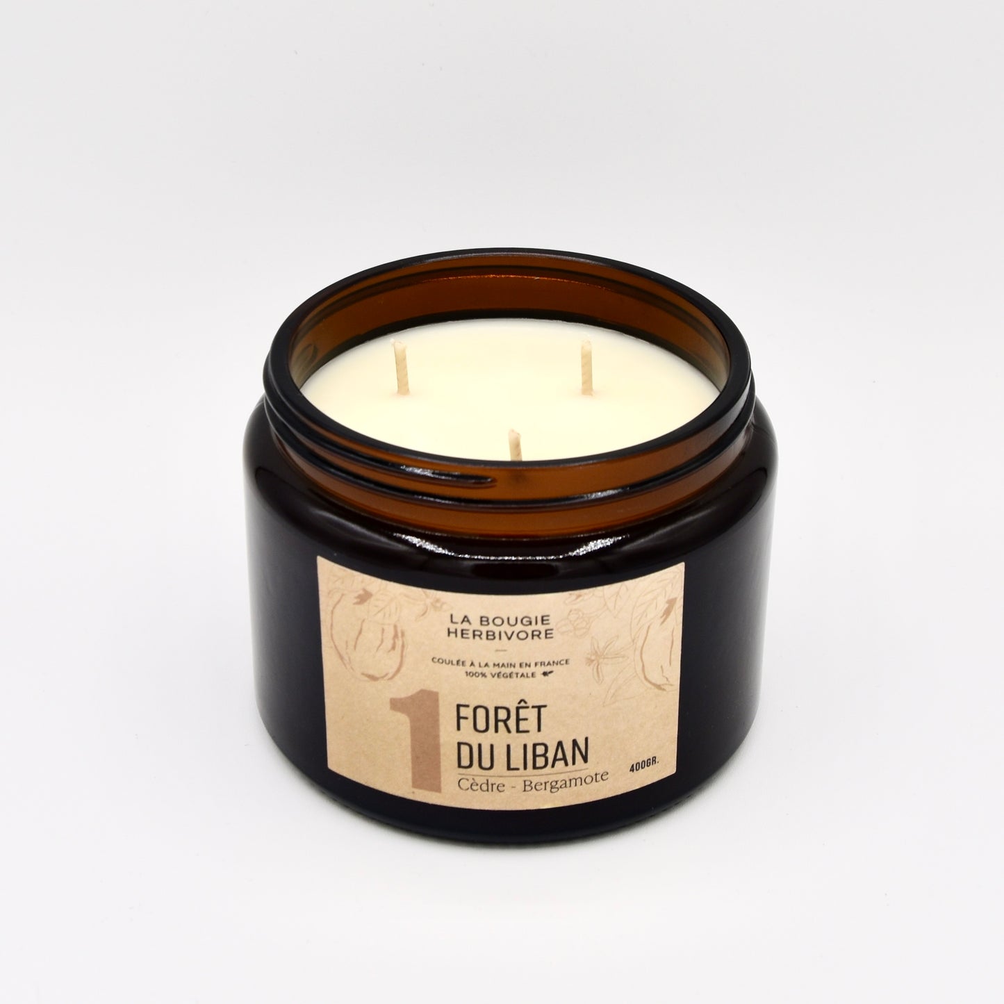 Bougies Parfumées Signature 400g – Choisissez parmi 12 parfums d’exception | La Bougie Herbivore - La Bougie Herbivore BOUGIE-400G-N01 45.00 EUR