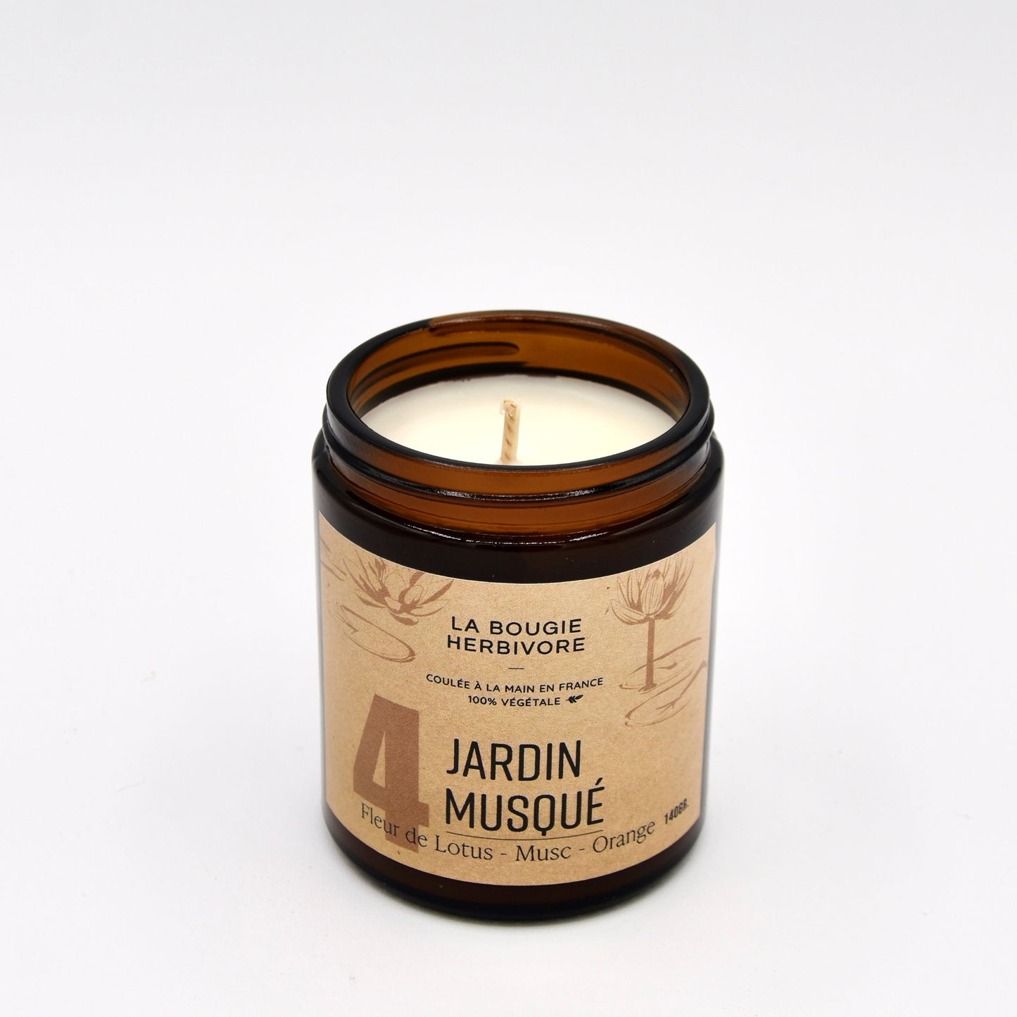 Bougies Parfumées Signature 140g – Choisissez parmi 12 parfums d’exception | La Bougie Herbivore - La Bougie Herbivore BOUGIE-140G-N01 28.00 EUR