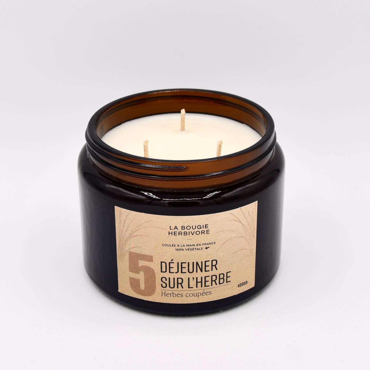 Bougies Parfumées Signature 400g – Choisissez parmi 12 parfums d’exception | La Bougie Herbivore - La Bougie Herbivore BOUGIE-400G-N01 45.00 EUR