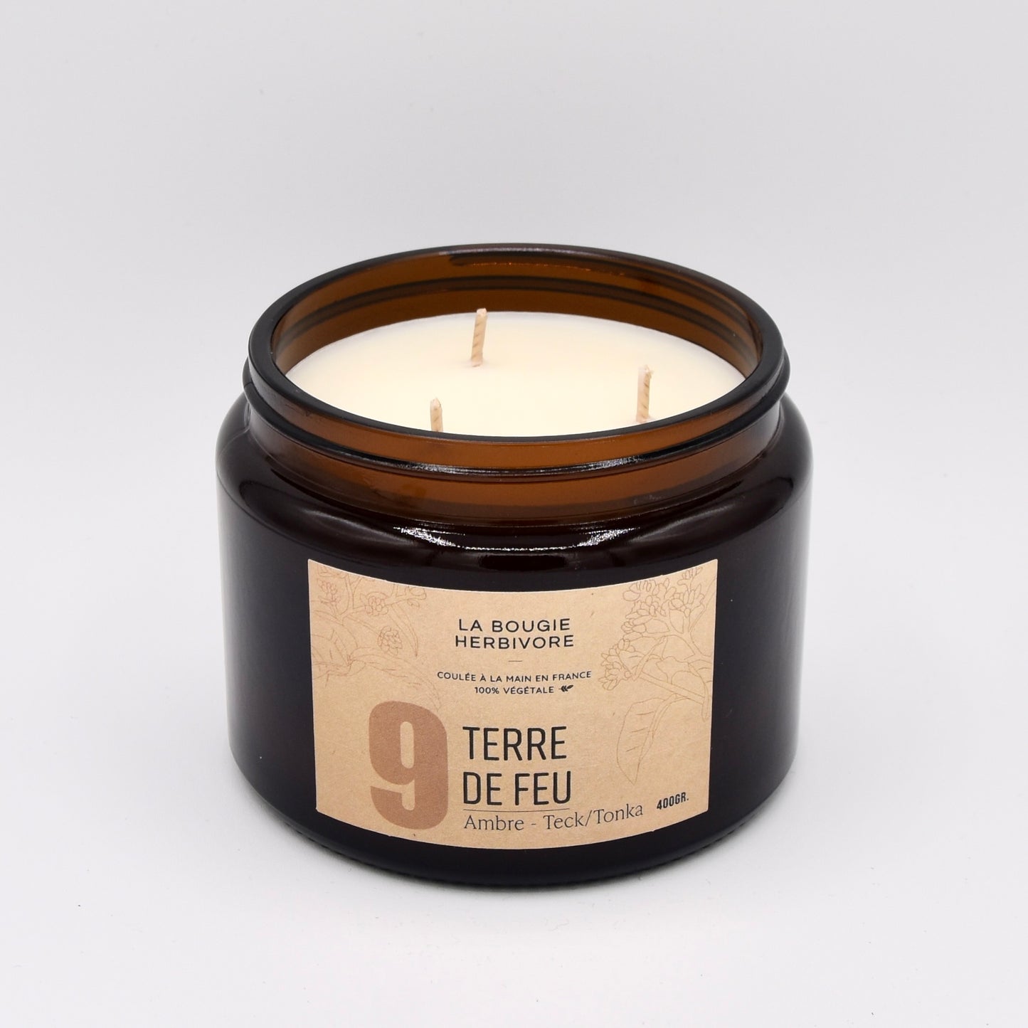 Bougies Parfumées Signature 400g – Choisissez parmi 12 parfums d’exception | La Bougie Herbivore - La Bougie Herbivore BOUGIE-400G-N01 45.00 EUR