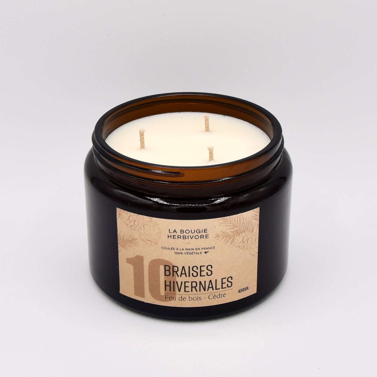 Bougies Parfumées Signature 400g – Choisissez parmi 12 parfums d’exception | La Bougie Herbivore - La Bougie Herbivore BOUGIE-400G-N01 45.00 EUR