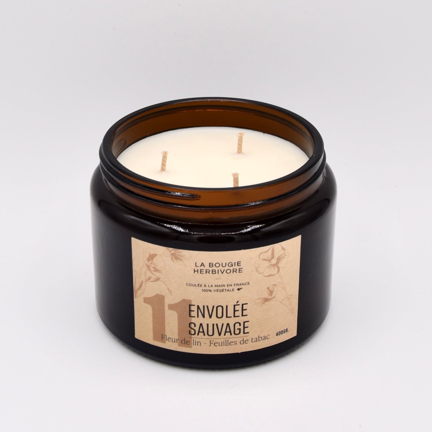 Bougies Parfumées Signature 400g – Choisissez parmi 12 parfums d’exception | La Bougie Herbivore - La Bougie Herbivore BOUGIE-400G-N01 45.00 EUR