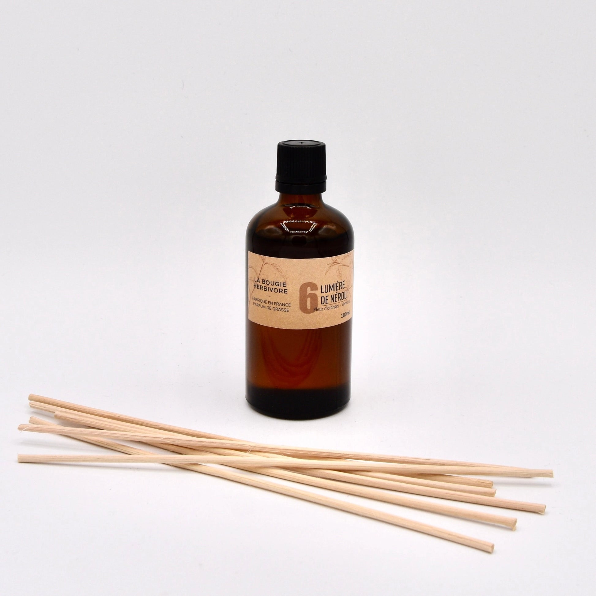 Diffuseur de parfum : No. 6 LUMIERE DE NEROLI - Fleur d'Oranger + Verveine La Bougie Herbivore