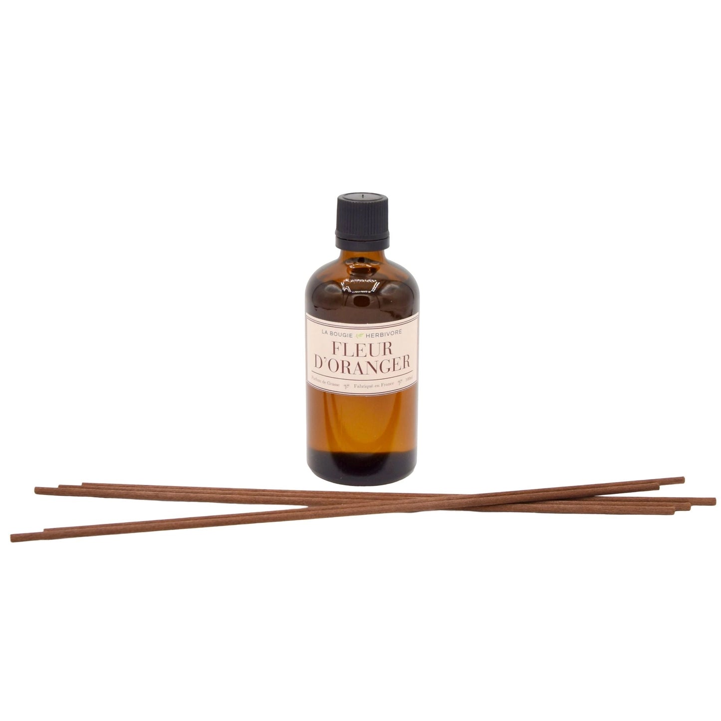 Diffuseur de Parfum avec tiges Fleur d'Oranger 100 ml La Bougie Herbivore diffuseur