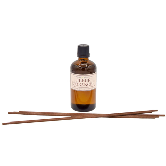Diffuseur de Parfum avec tiges Fleur d'Oranger 100 ml La Bougie Herbivore diffuseur