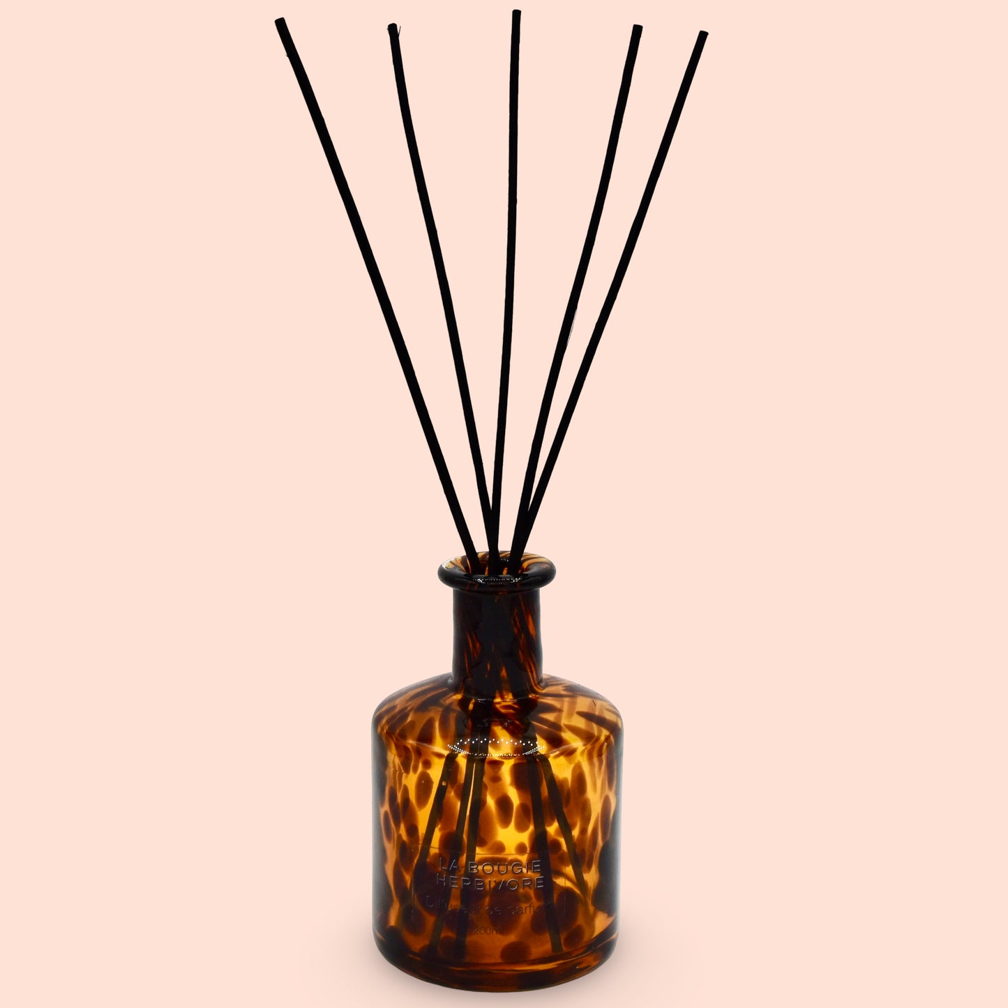 Pack Diffuseur en Verre Léopard 200 ml + Recharge de Parfum La Bougie Herbivore diffuseur