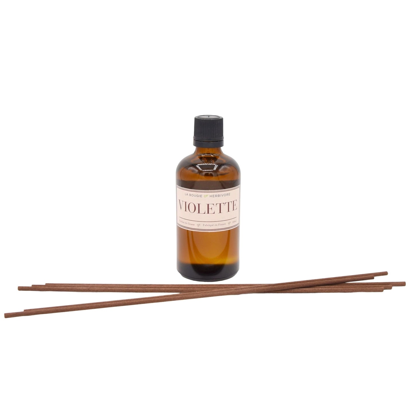 Diffuseur de Parfum avec tiges Violette 100 ml La Bougie Herbivore diffuseur