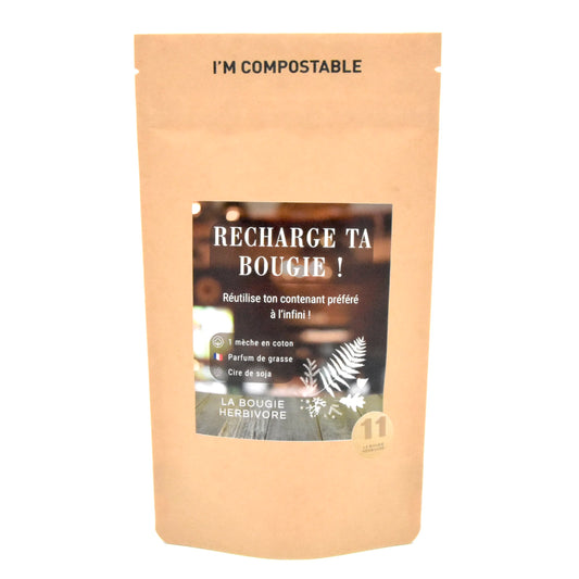 Recharge Ta Bougie parfumée – Signature N°11 : Envolée Sauvage 🍃 - La Bougie Herbivore  BOUGIE_RECHARGE-90G-N011 14.99 EUR