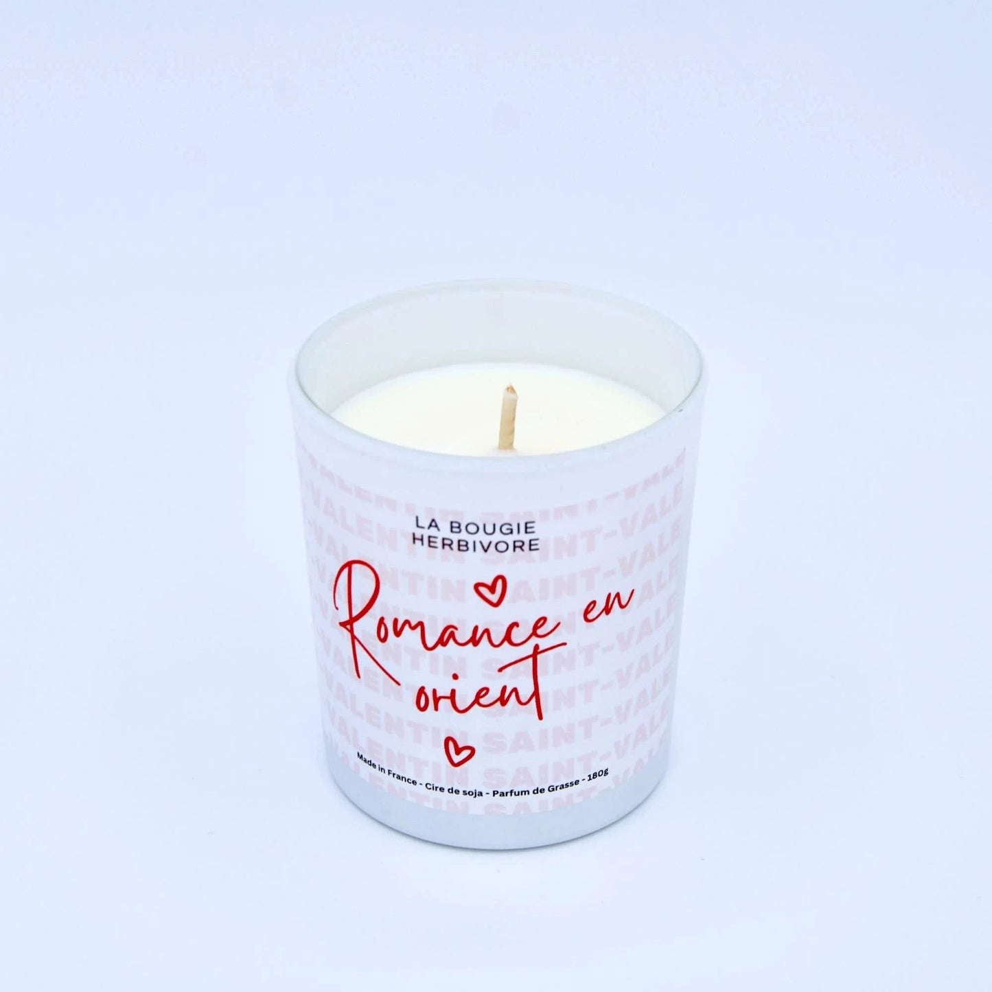 Bougie parfumée Saint-Valentin "Romance en Orient" 200ml La Bougie Herbivore Bougies