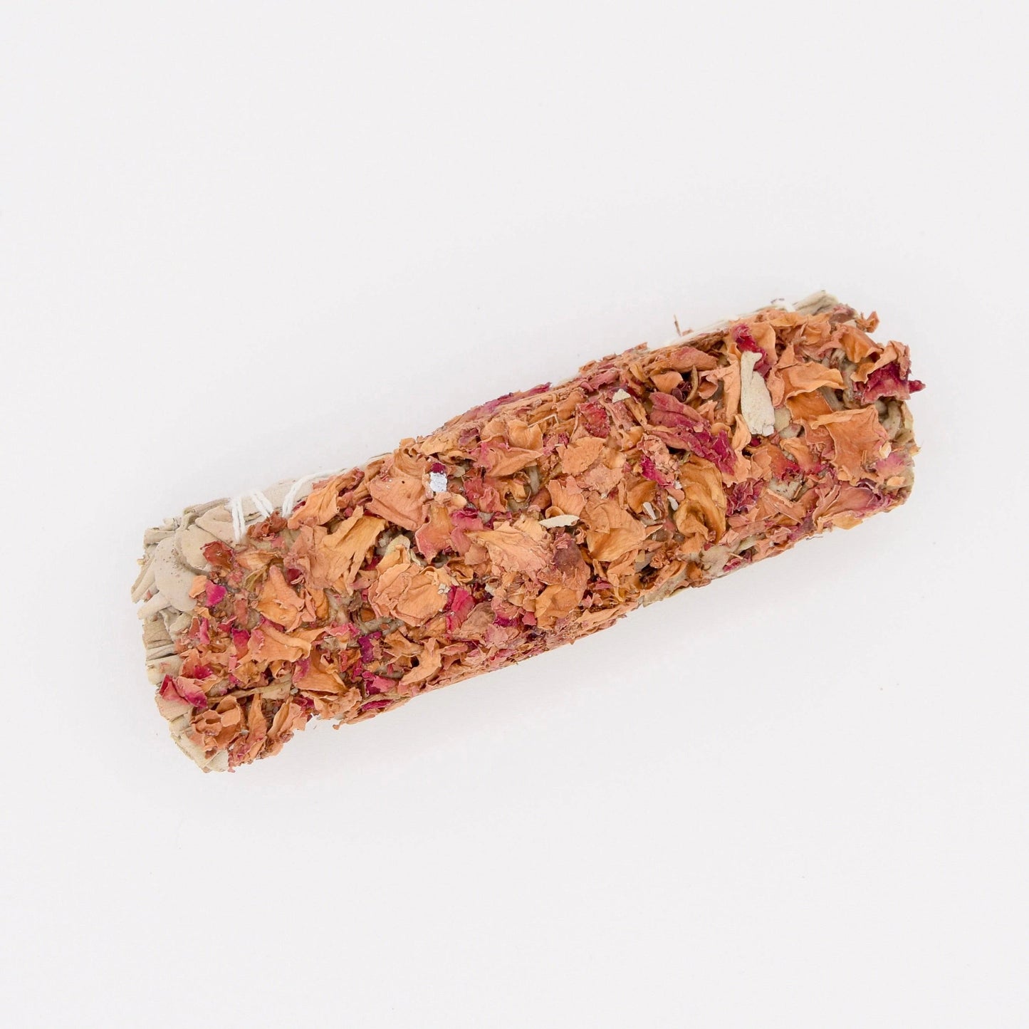 Fagot sauge blanche et rose de La Bougie Herbivore, idéal pour la purification et le bien-être