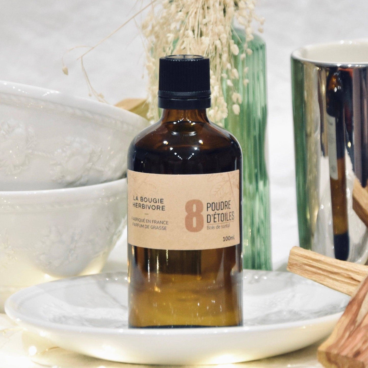 Diffuseur La Bougie Herbivore avec parfum jasmin maison pour une ambiance chaleureuse