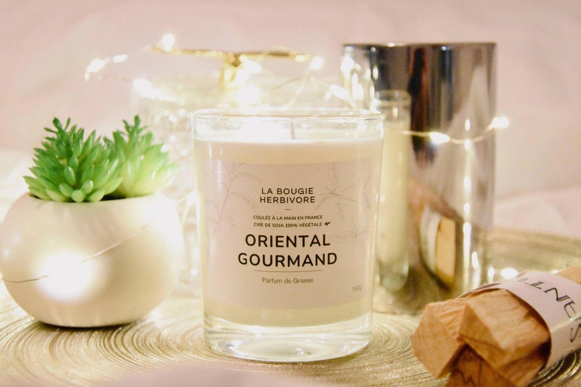 Oriental Gourmand - Bougie parfumée à la cire végétale de soja 150g La Bougie Herbivore Bougies