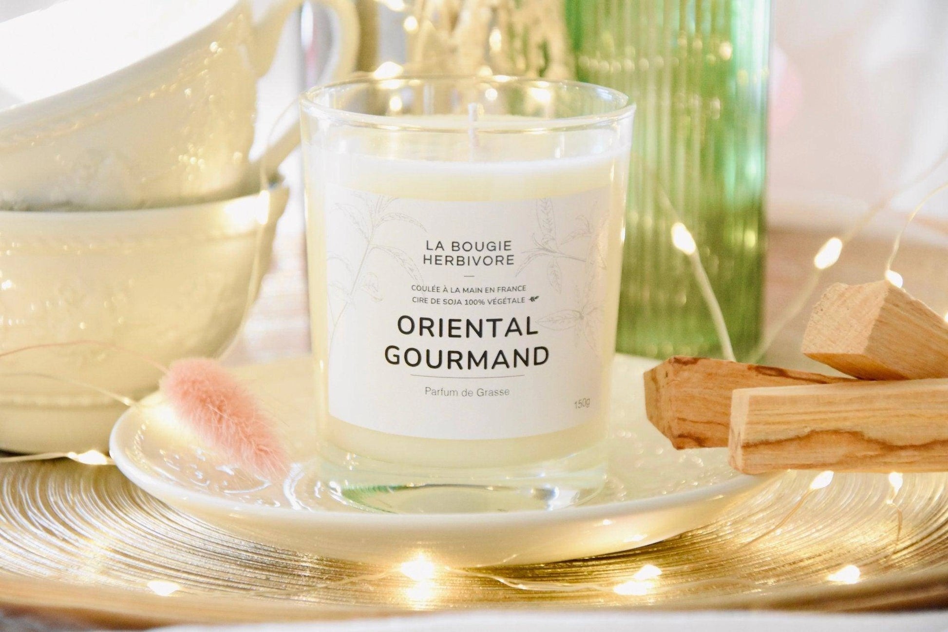 Oriental Gourmand - Bougie parfumée à la cire végétale de soja 150g La Bougie Herbivore Bougies