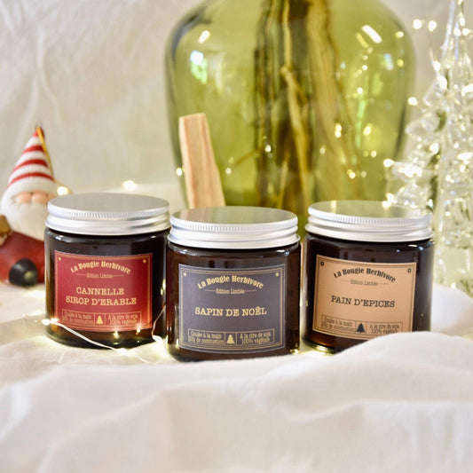 PACK BOUGIES NOËL 🎄X18 La Bougie Herbivore Bougies