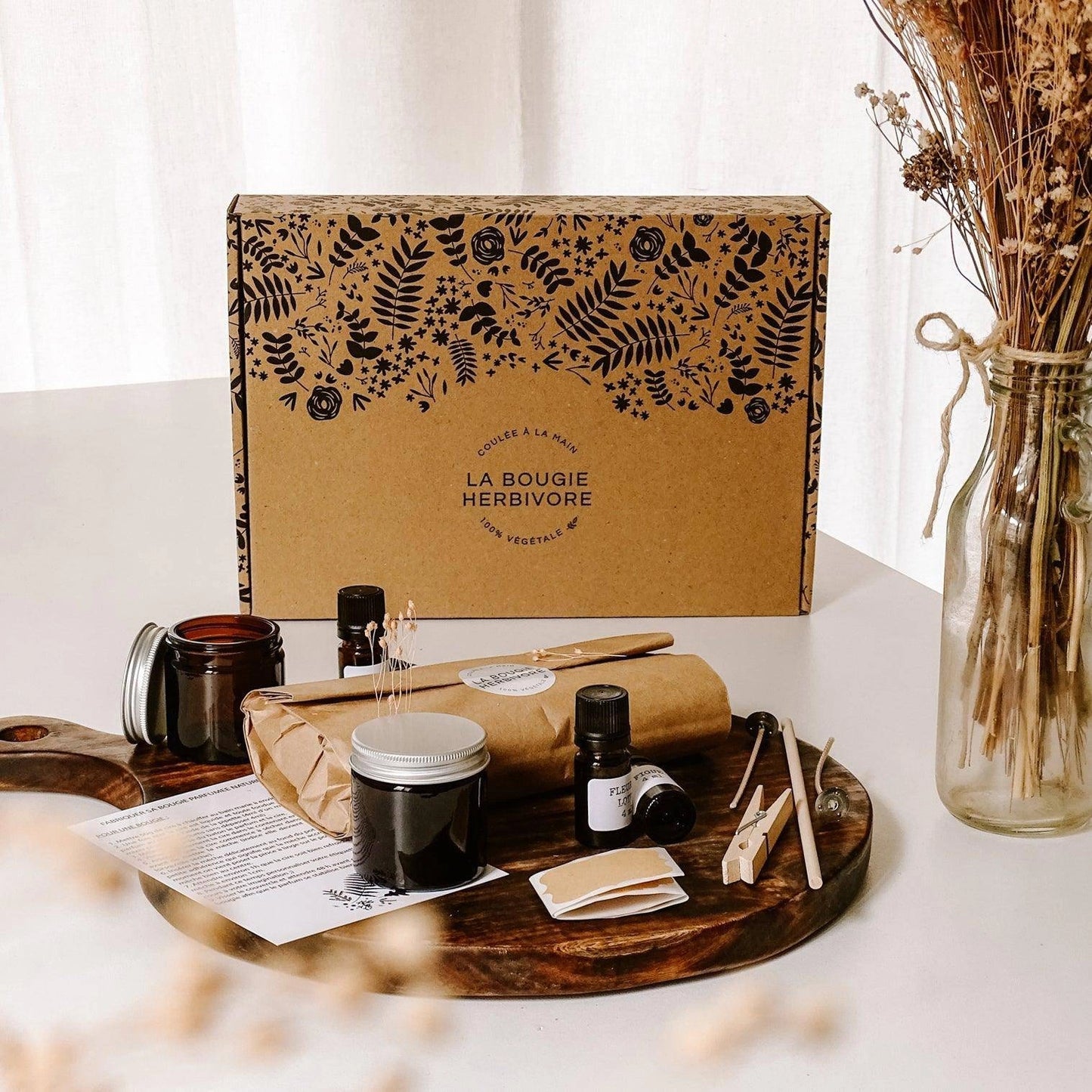 BOX DIY :🎄 Kit pour fabriquer ses bougies (Noël) La Bougie Herbivore Bougies
