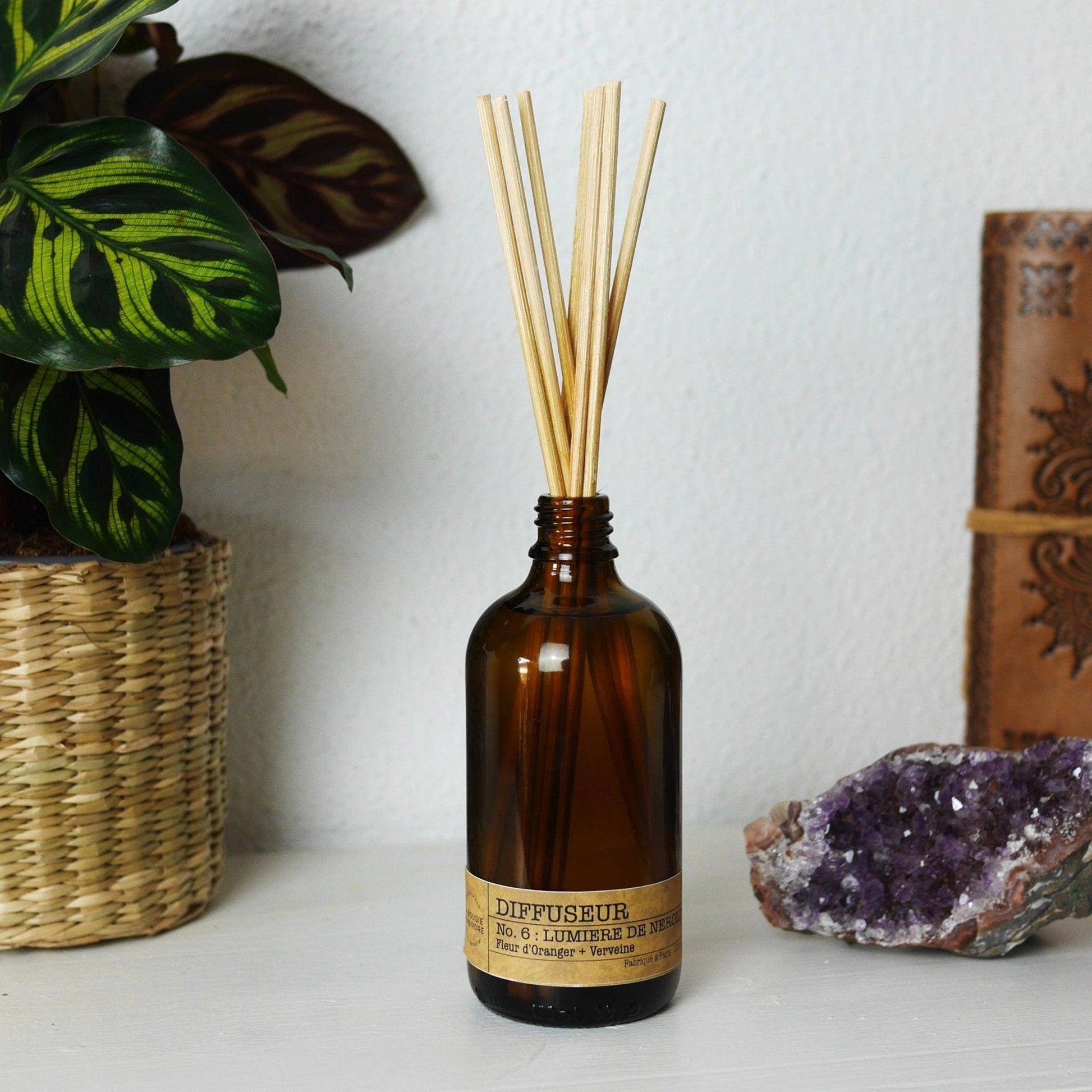 Diffuseur de parfum : No. 6 LUMIERE DE NEROLI - Fleur d'Oranger + Verveine La Bougie Herbivore