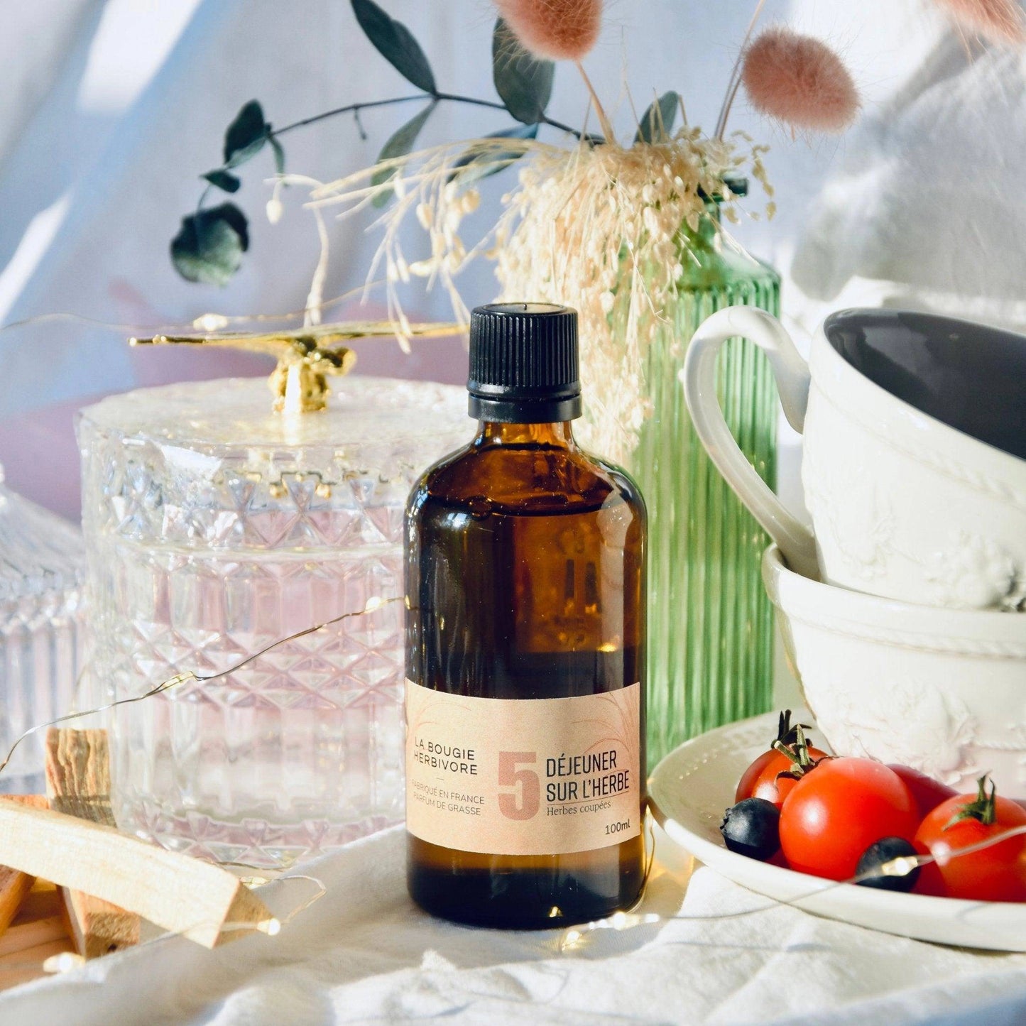 Diffuseur de parfum : No. 5 DEJEUNER SUR L'HERBE - Herbes Coupées La Bougie Herbivore diffuseur
