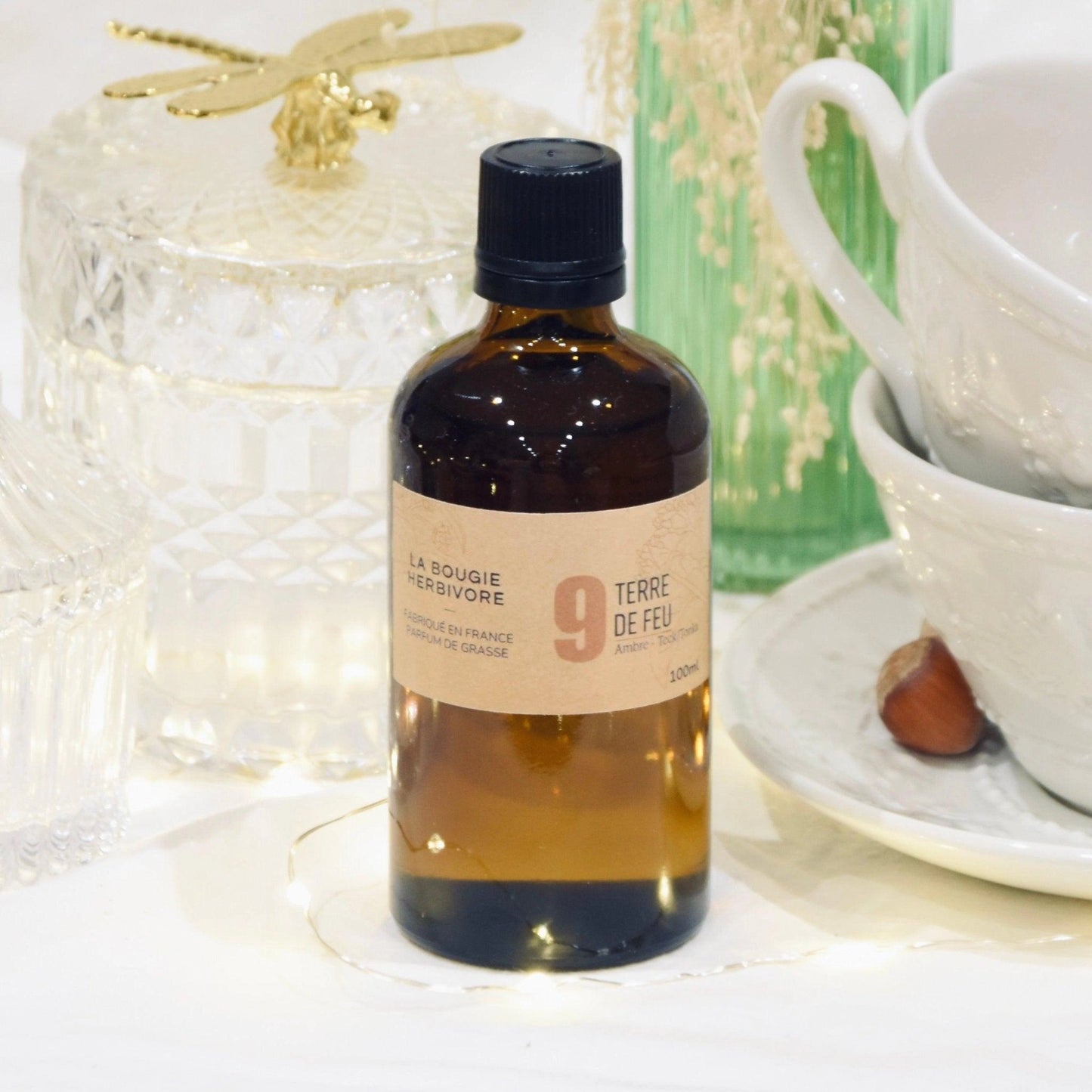 Diffuseur tonka made in France de La Bougie Herbivore, idéal pour créer une ambiance chaleureuse