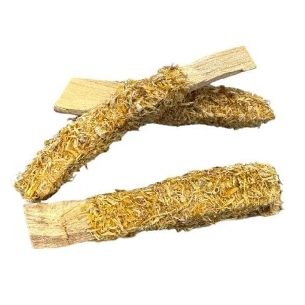 PALO SANTO CALENDULA - "Bois sacré" - 3 bâtonnets La Bougie Herbivore encens