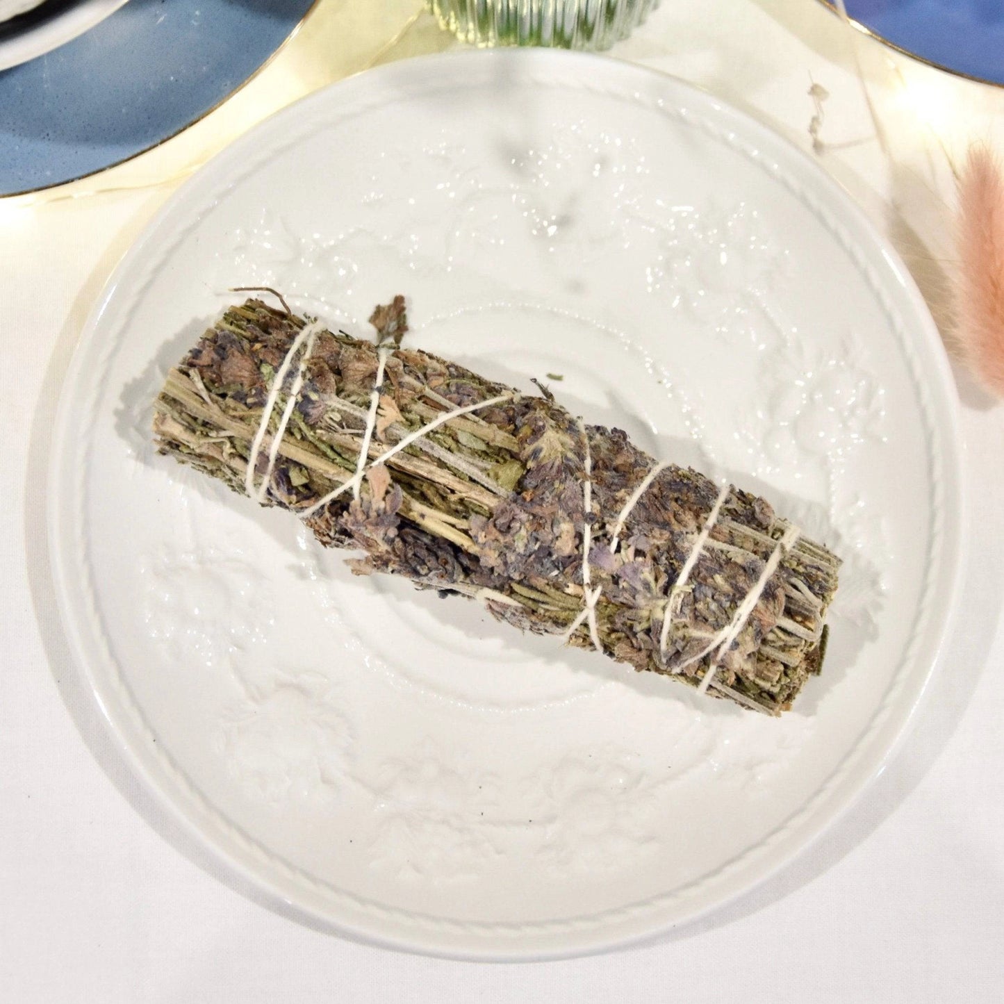 Bâton de purification lavande maison de La Bougie Herbivore pour une atmosphère apaisante