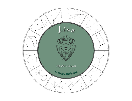 Le Lion, un signe astrologique flamboyant et généreux,,La Bougie Herbivore,FR,labougieherbivore.com