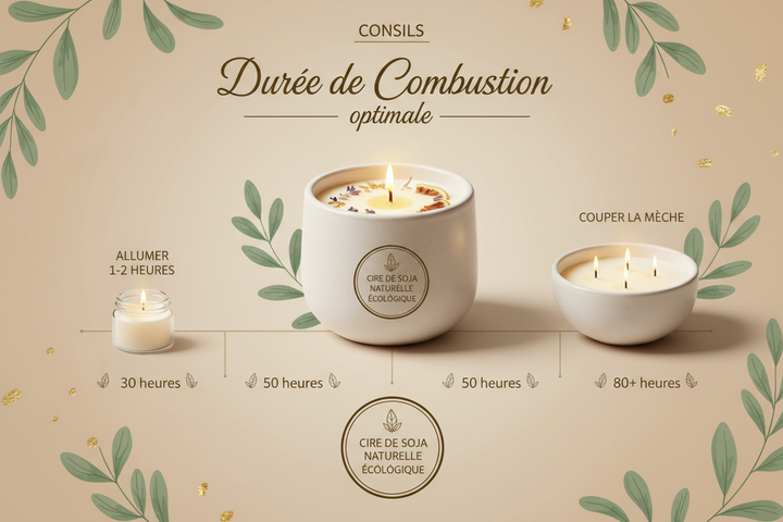 Combien de temps dure une bougie artisanale ?