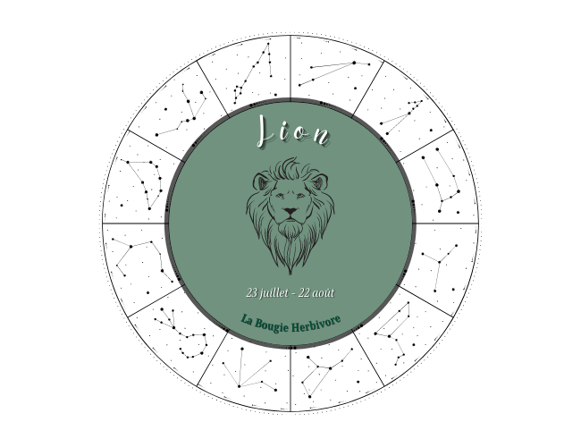 Le Lion, un signe astrologique flamboyant et généreux - La Bougie Herbivore