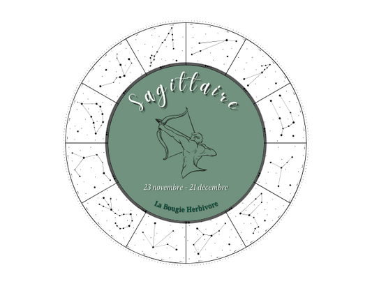 Le Sagittaire, un signe astrologique qui ne tient pas en place,,La Bougie Herbivore,FR,labougieherbivore.com