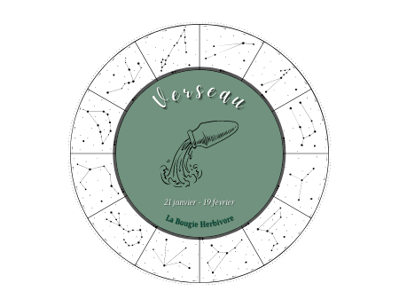 Le Verseau, signe astrologique original et créatif du zodiaque - La Bougie Herbivore
