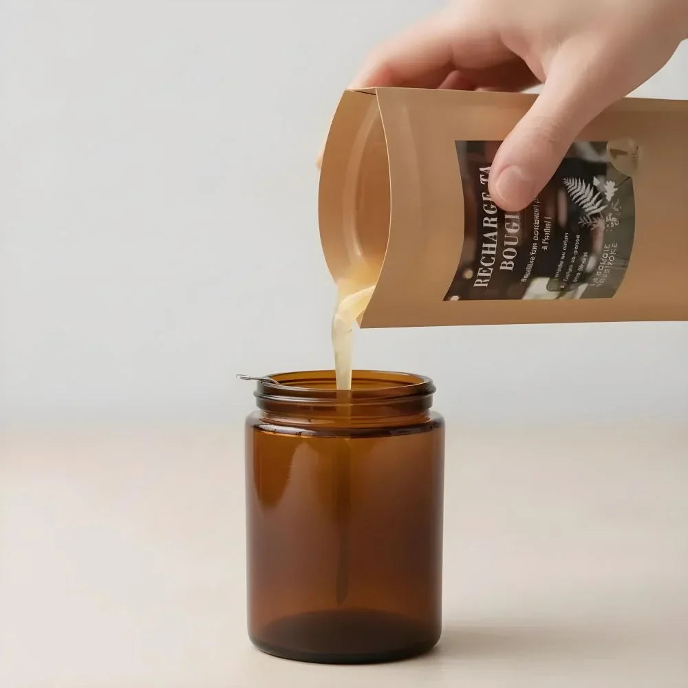 Recharges de Bougies Artisanales - Parfumées - La Bougie Herbivore