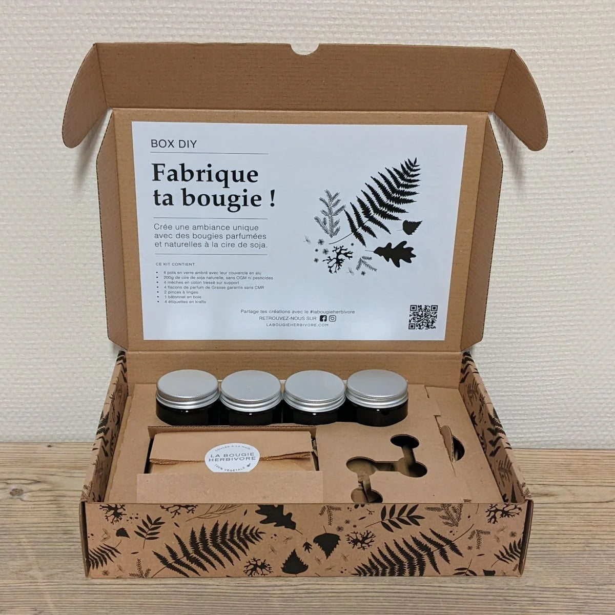 Bougie-DIY-sans-parfum - La Bougie Herbivore