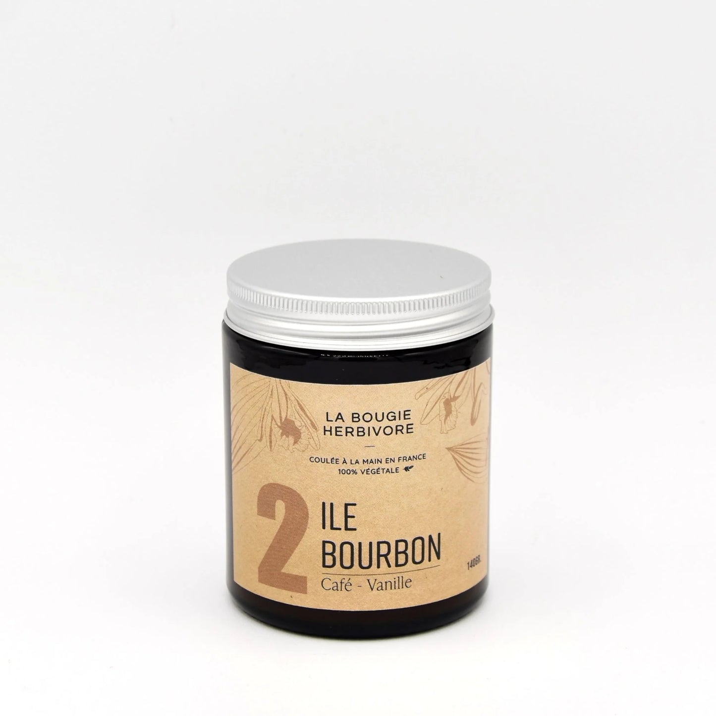 Bougie parfumée Café Vanille No.2 ILE BOURBON 140g