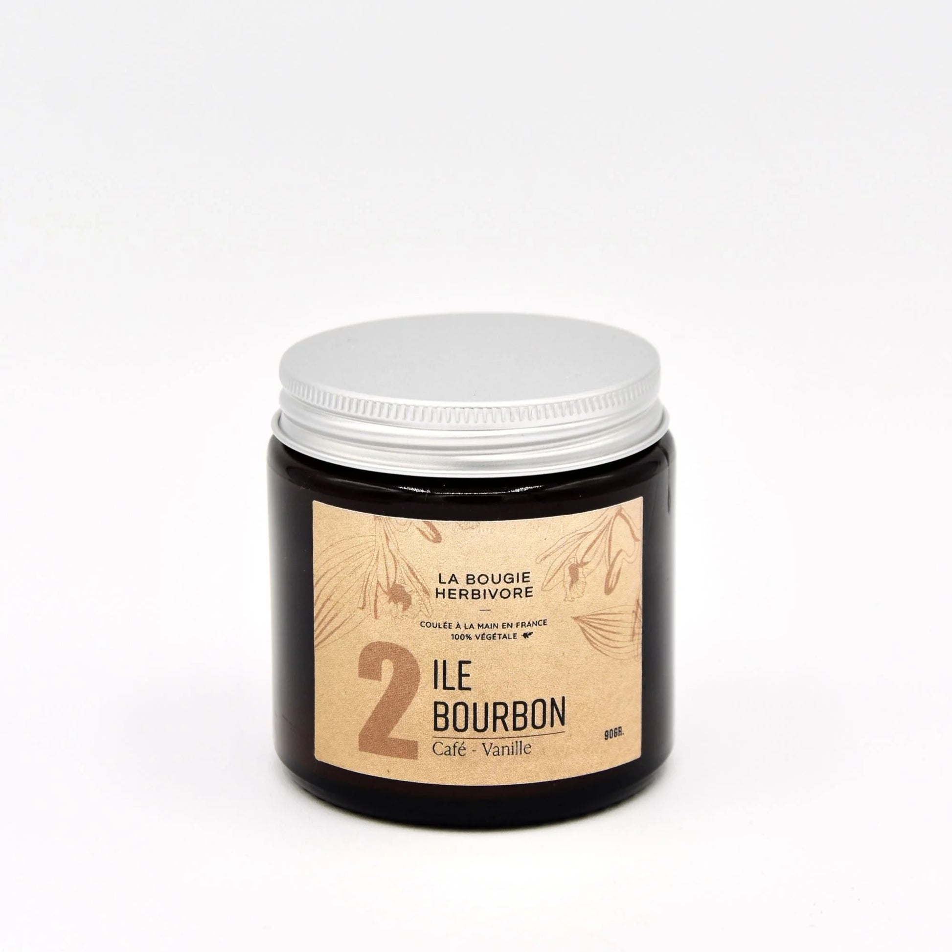 Bougie parfumée Café Vanille No.2 ILE BOURBON 90g