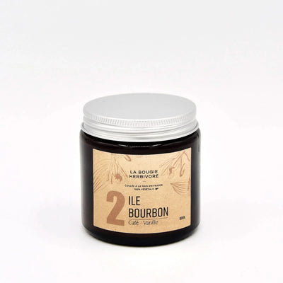 Bougie parfumée Café Vanille No.2 ILE BOURBON 90g