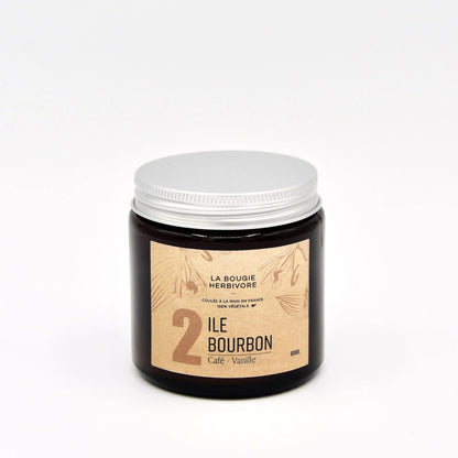 Bougie parfumée Café Vanille No.2 ILE BOURBON 90g
