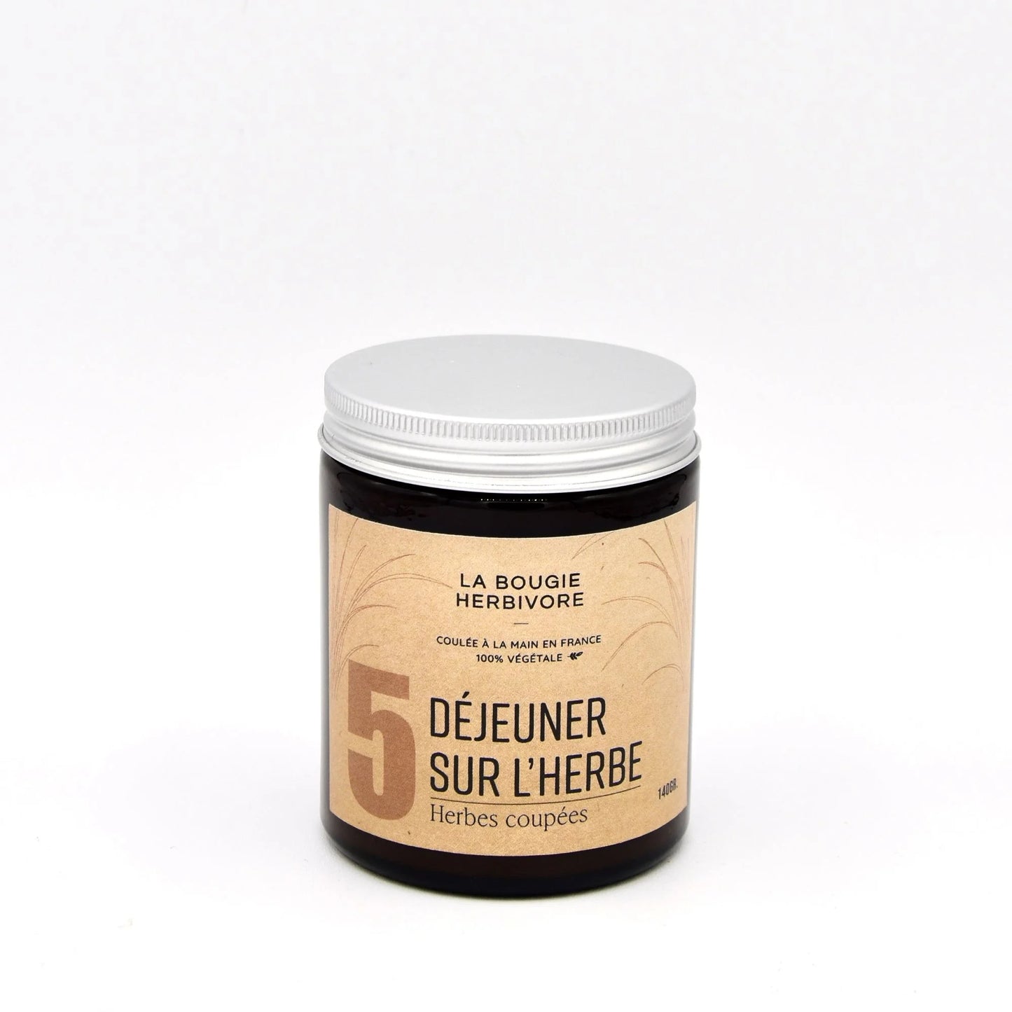 Bougie parfumée herbes coupées No.5 DEJEUNER SUR L'HERBE 140g