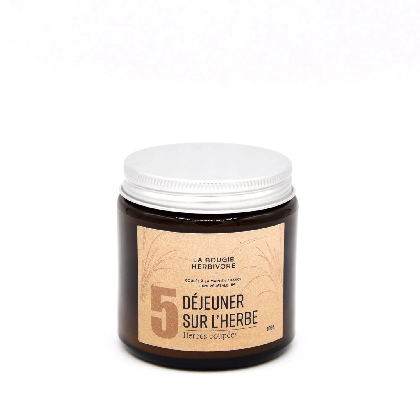Bougie parfumée herbes coupées No.5 DEJEUNER SUR L'HERBE 90g