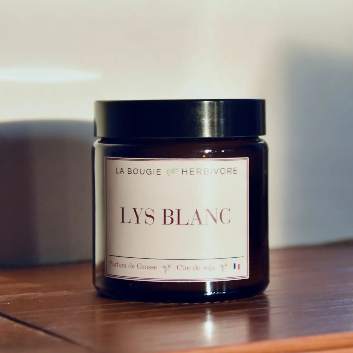Bougie parfumée Lys Blanc à la cire végétale de soja 90g La Bougie Herbivore Bougies