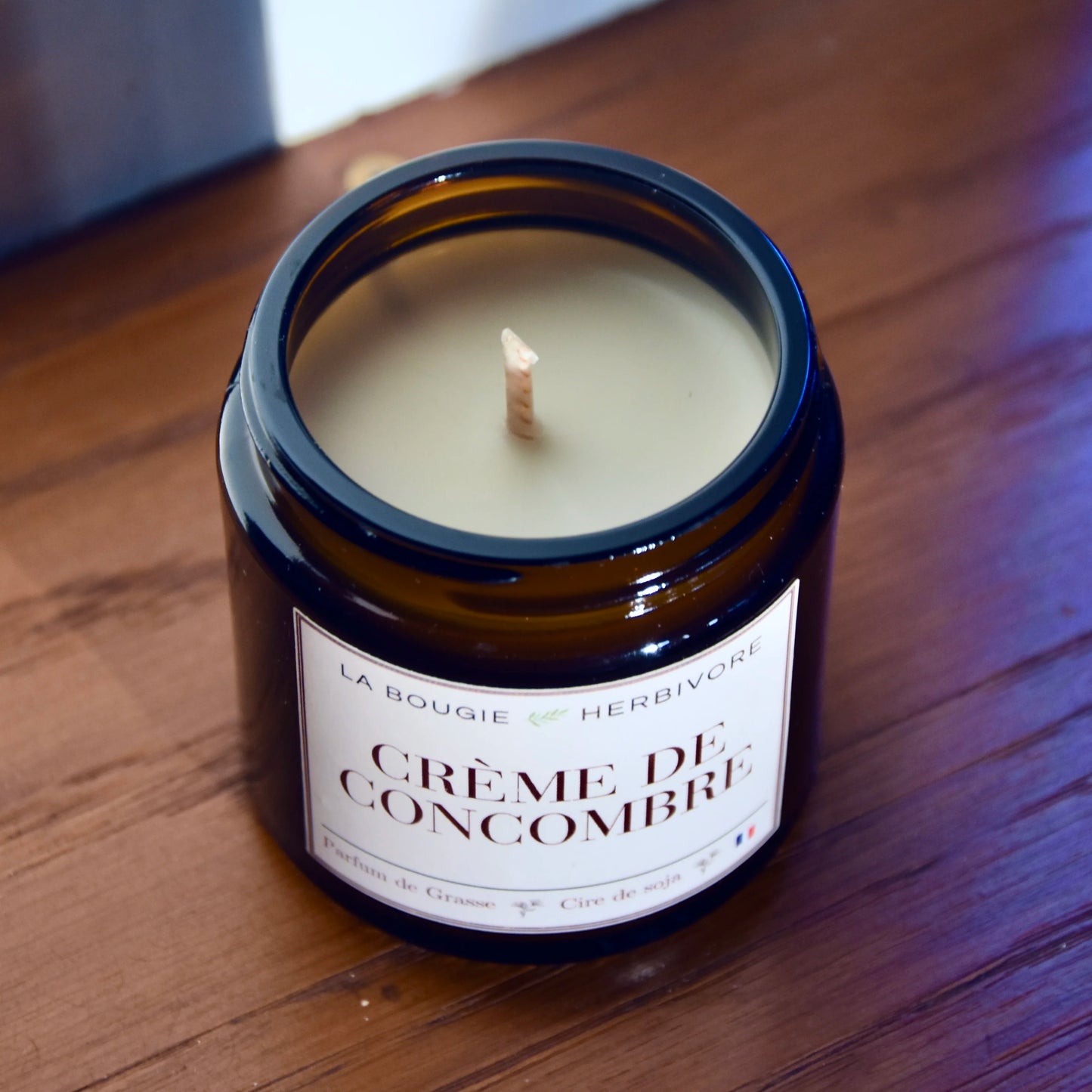 Acheter Bougie parfumée Crème de Concombre à la cire végétale de soja 90g