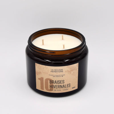 Bougies Parfumées Signature 400g – Choisissez parmi 12 parfums d’exception | La Bougie Herbivore - La Bougie Herbivore  BOUGIE-400G-N01 45.00 EUR