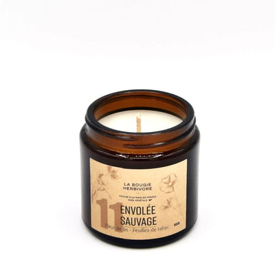 Bougie Parfumée Fleur de Lin et Tabac
